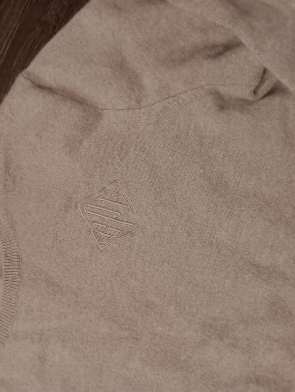 Polo Ralph Lauren Women's Crewneck Sweater in Beige Sz L 90% Wool - Picture 2 of 5